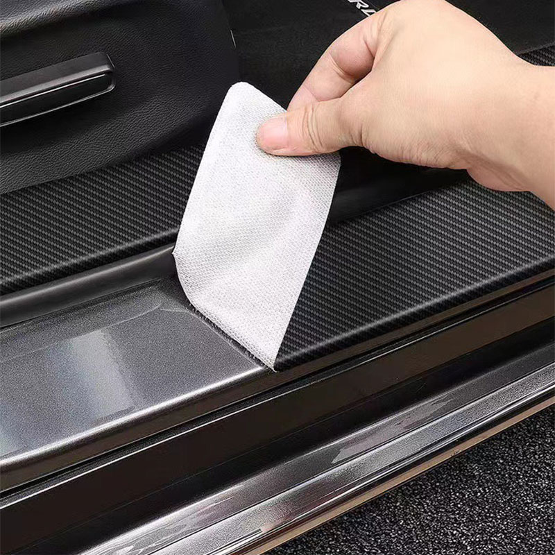 แผ่นธรณีประตูสติกเกอร์ป้องกันส - Crepe Pan Carbon บทวิจารณ์และราคา
