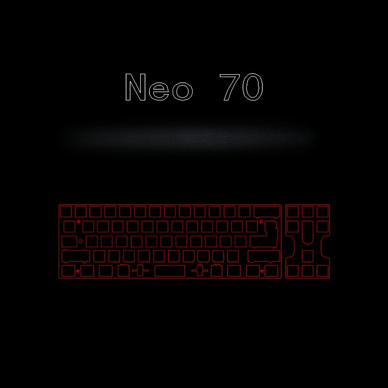 แผ่นรองตำแหน่งคีย์บอร์ด Neo70  - Crepe Pan Carbon บทวิจารณ์และราคา